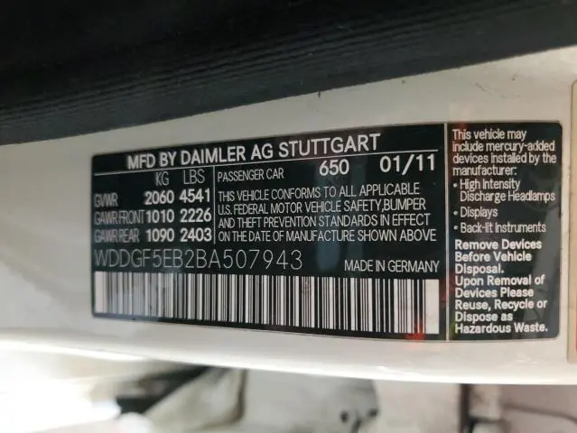 2011 MERCEDES-BENZ C 300  