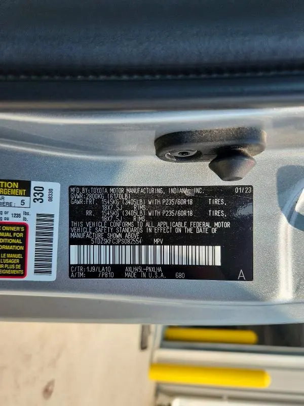 2023 TOYOTA SIENNA LIMITED 7-PASSENGER  