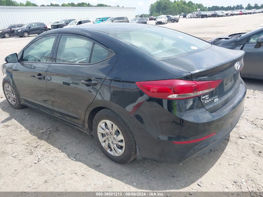 2018 HYUNDAI ELANTRA SE