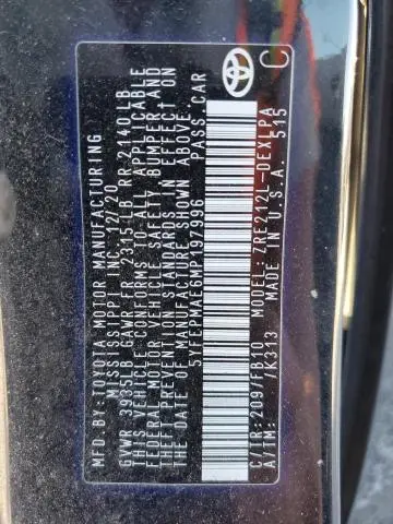 2021 TOYOTA COROLLA LE