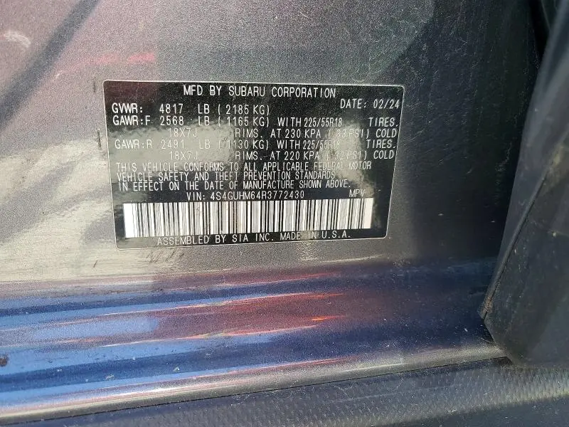2024 SUBARU CROSSTREK LIMITED  