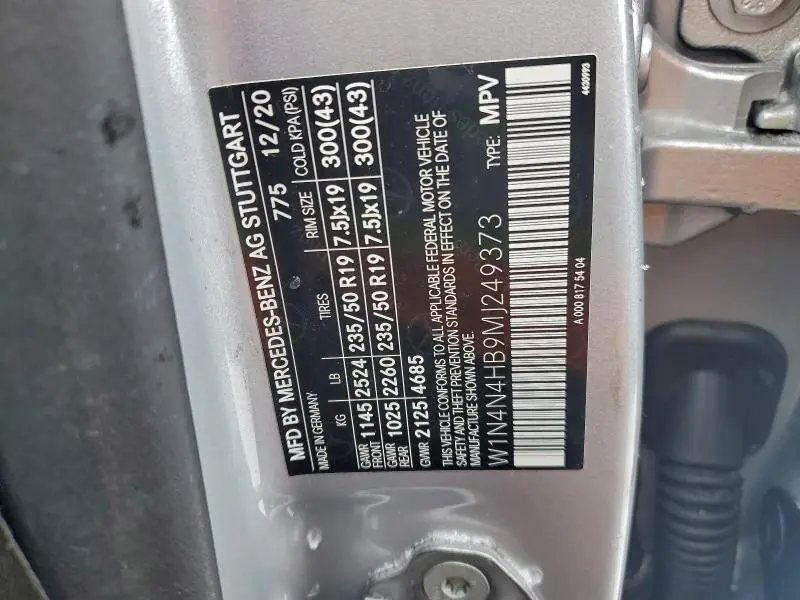 2021 MERCEDES-BENZ GLA 250 4MATIC  