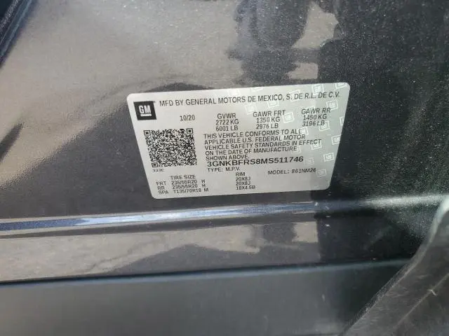 2021 CHEVROLET BLAZER PREMIER  