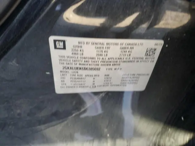 2013 GMC TERRAIN SLT  