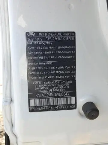 2016 LAND ROVER LR4 HSE