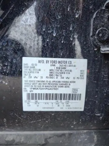 2023 FORD EXPLORER XLT  