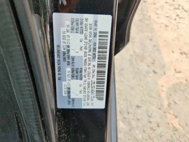 2021 MAZDA 6 TOURING  