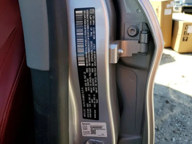 2020 ALFA ROMEO STELVIO   