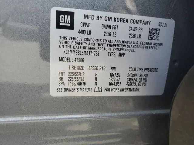 2021 BUICK ENCORE GX SELECT  