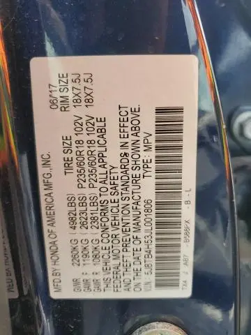 2018 ACURA RDX TECHNOLOGY  