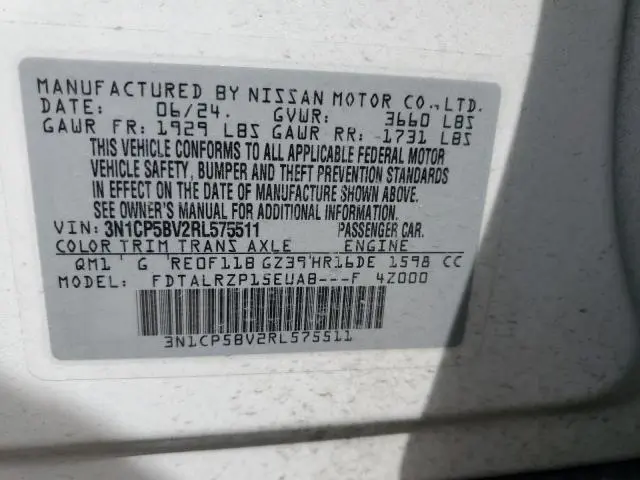 2024 NISSAN KICKS S  