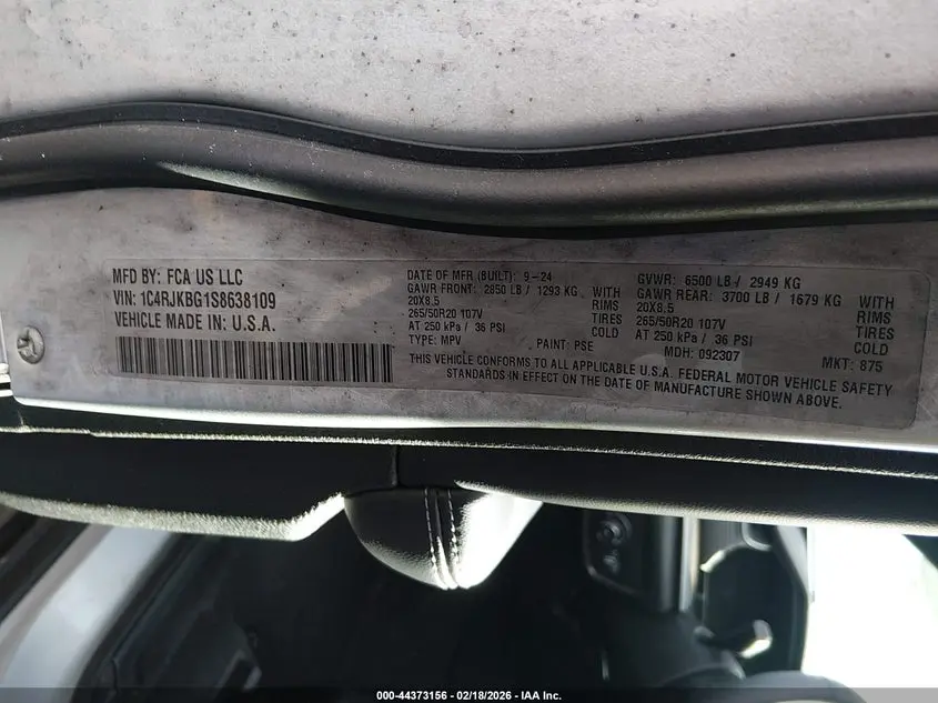 2025 JEEP GRAND CHEROKEE L LIMITED 4X4