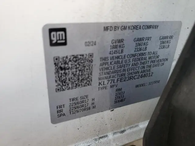 2024 CHEVROLET TRAX LS