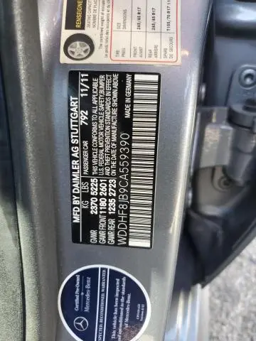 2012 MERCEDES-BENZ E 350 4MATIC  