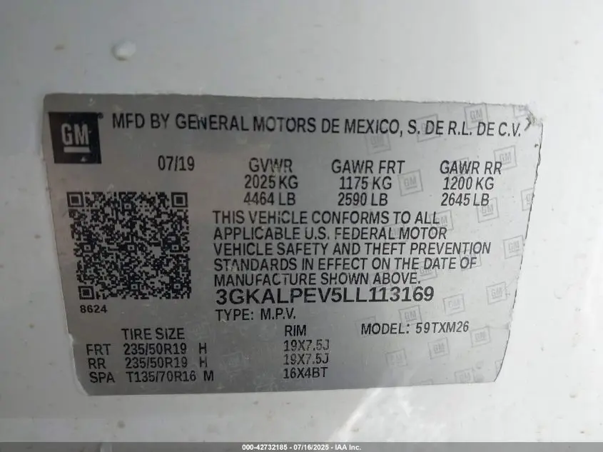 2020 GMC TERRAIN FWD SLT
