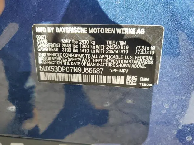 2022 BMW X3 XDRIVE30I  