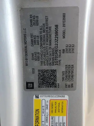 2018 GMC SIERRA C2500 HEAVY DUTY  