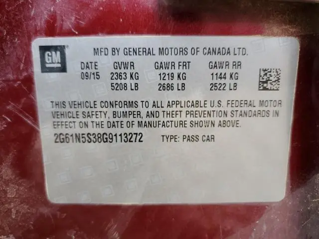 2016 CADILLAC XTS LUXURY COLLECTION  