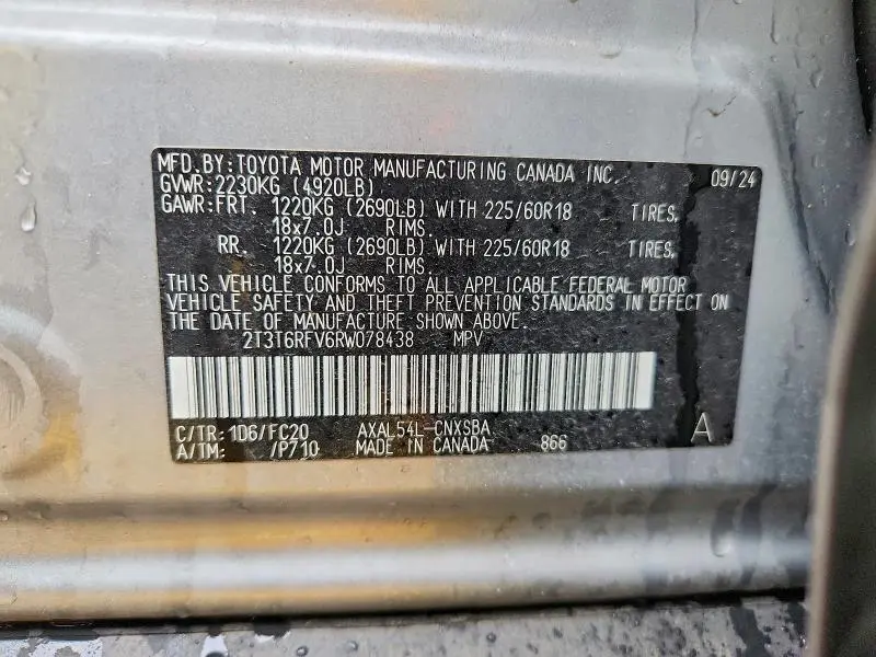 2024 TOYOTA RAV4 SE  