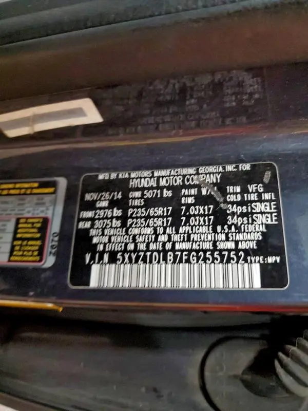 2015 HYUNDAI SANTA FE SPORT   