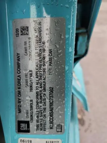 2021 CHEVROLET SPARK 1LT