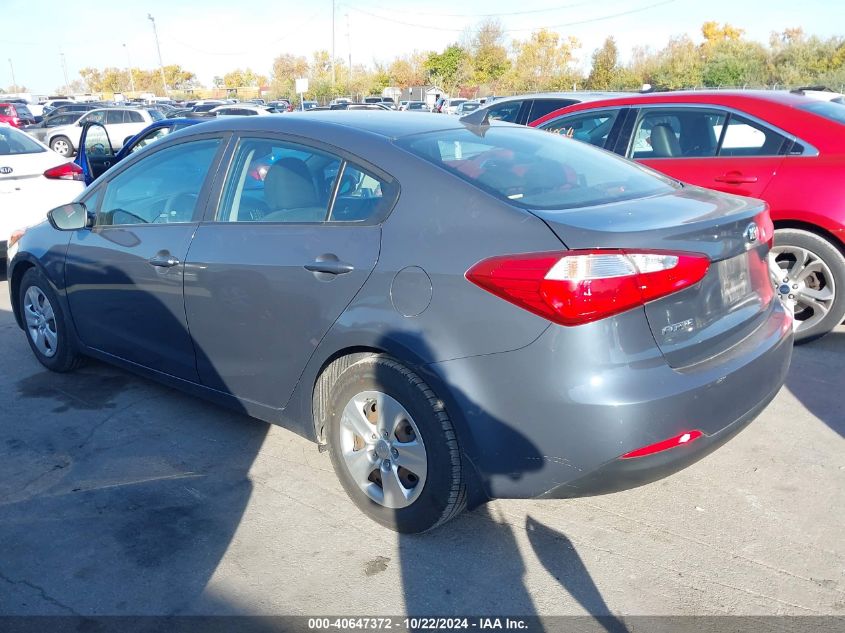 2016 KIA FORTE LX