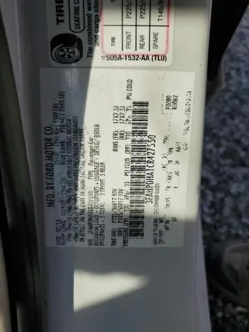 2012 FORD FUSION SE  