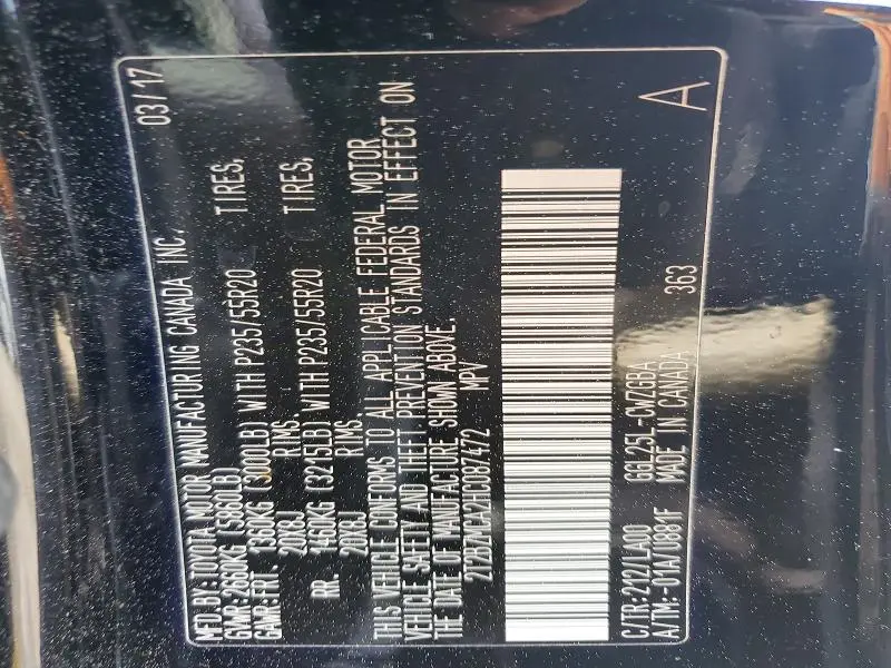 2017 LEXUS RX 350 BASE  