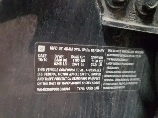 2011 BUICK REGAL CXL