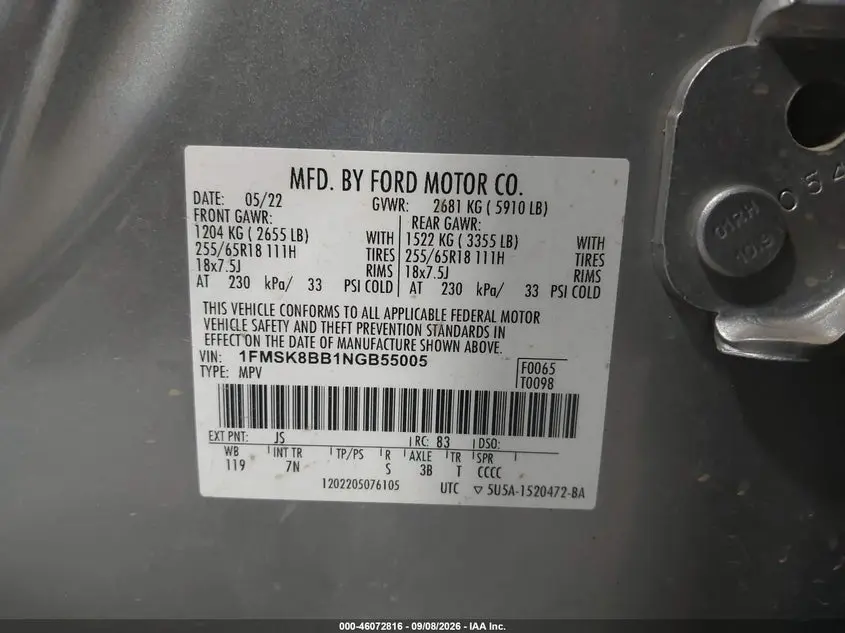 2022 FORD EXPLORER  