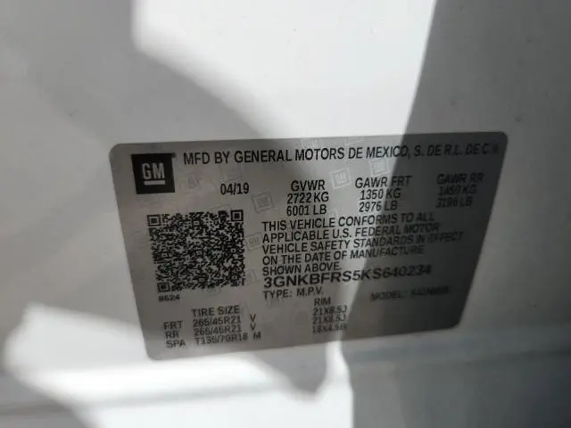 2019 CHEVROLET BLAZER PREMIER  