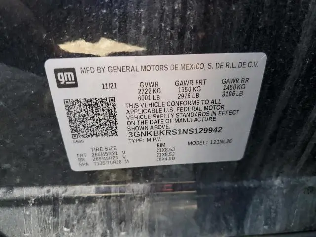 2022 CHEVROLET BLAZER RS  