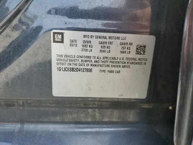 2013 CHEVROLET SONIC LT  