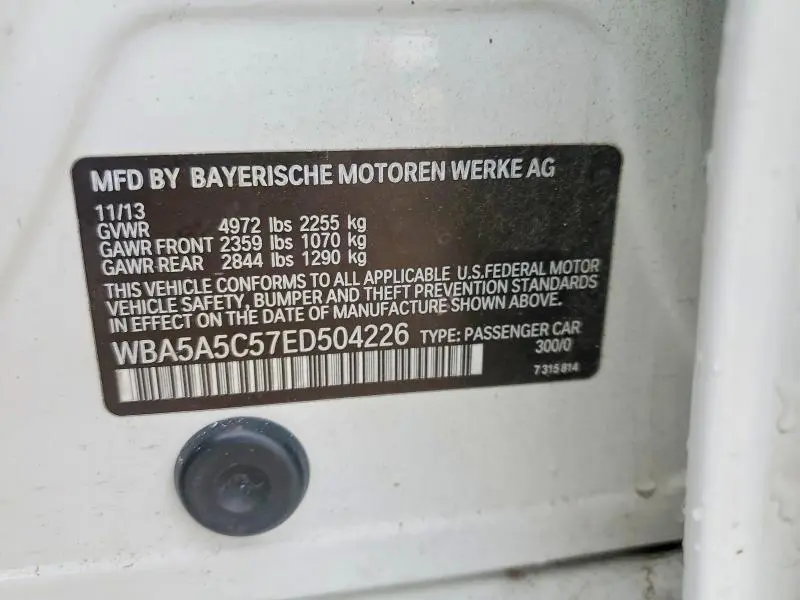 2014 BMW 528 I  