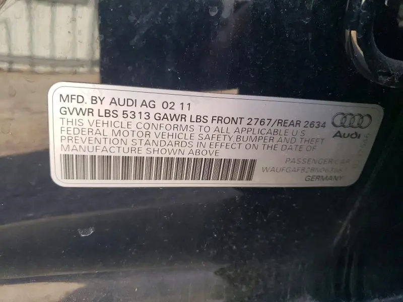 2011 AUDI A6 PREMIUM PLUS  