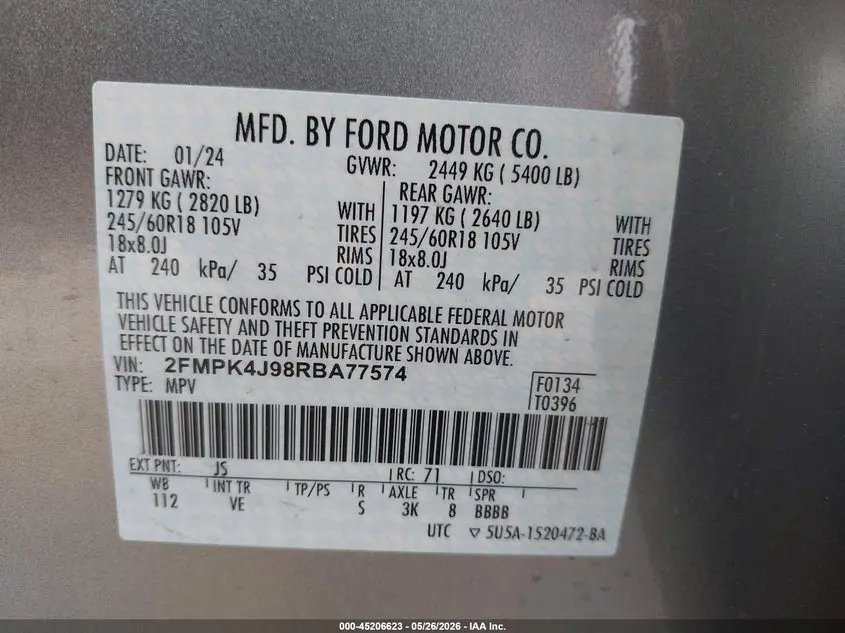 2024 FORD EDGE SEL