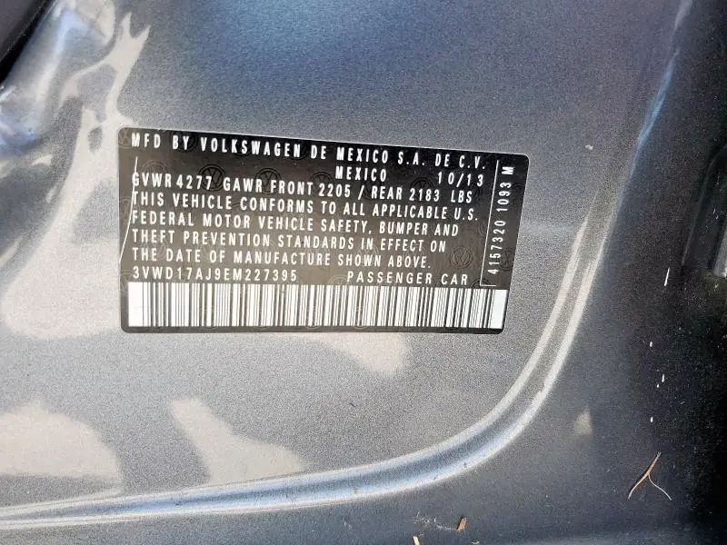 2014 VOLKSWAGEN JETTA SE  