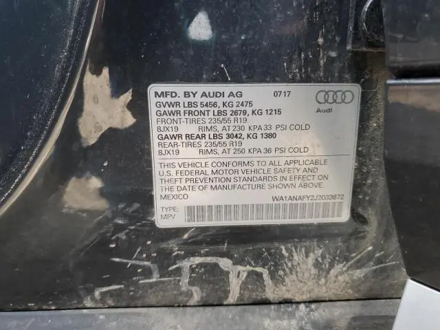 2018 AUDI Q5 PREMIUM