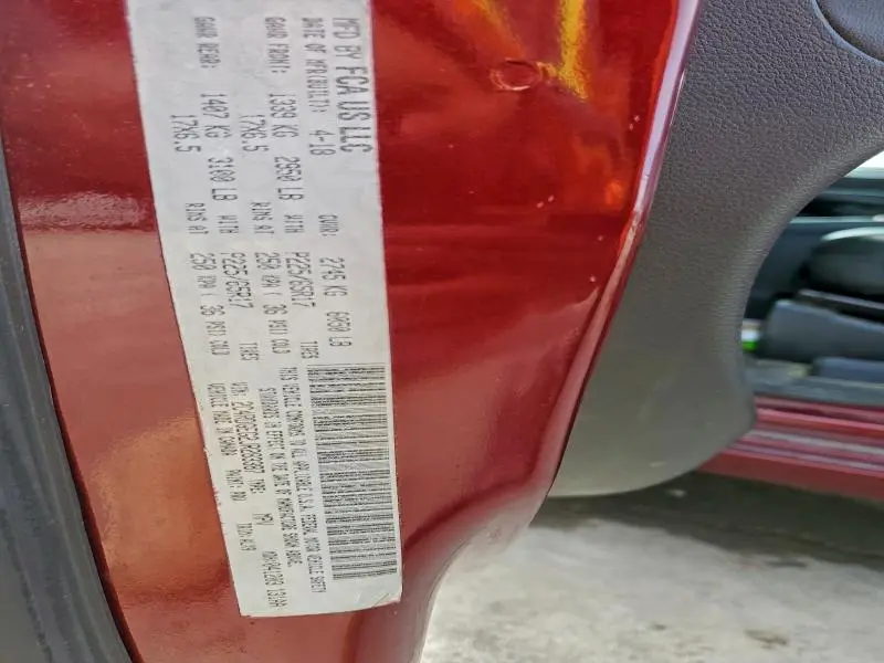 2018 DODGE GRAND CARAVAN GT  