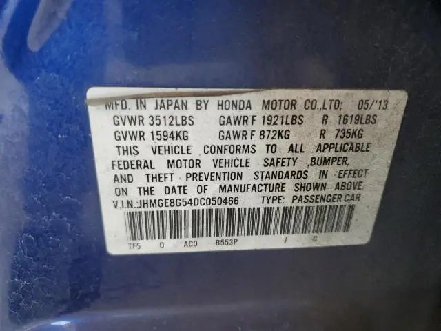2013 HONDA FIT SPORT  
