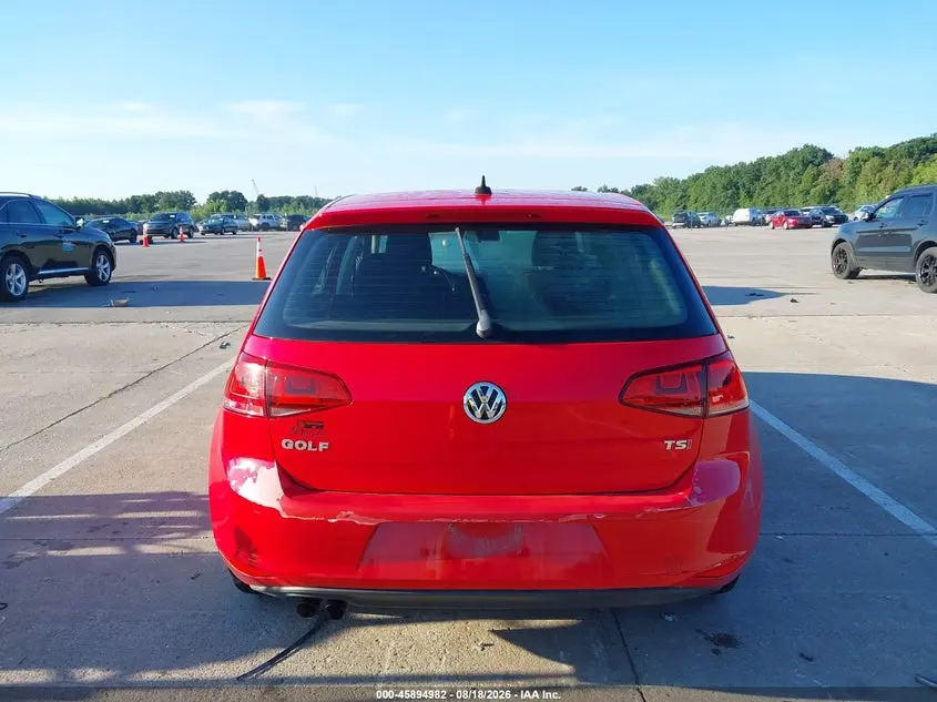 2016 VOLKSWAGEN GOLF TSI S 4-DOOR