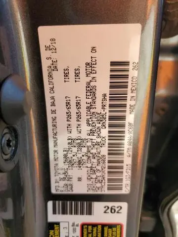 2019 TOYOTA TACOMA DOUBLE CAB  