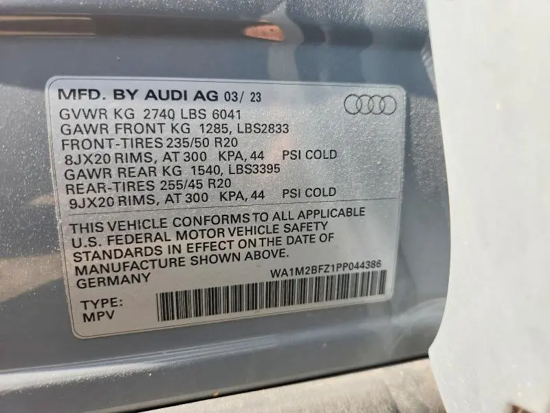 2023 AUDI Q4 E-TRON PRESTIGE  
