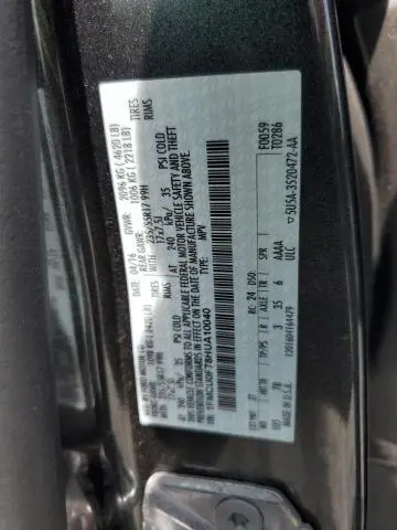 2017 FORD ESCAPE S  