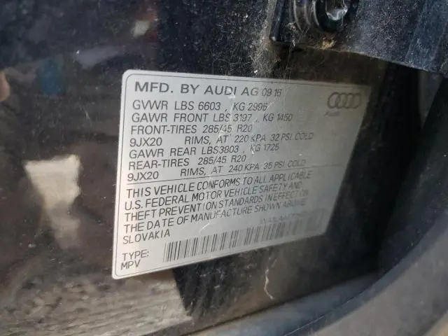 2017 AUDI Q7 PREMIUM PLUS  