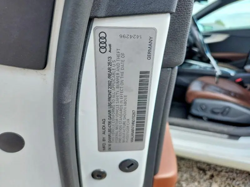 2017 AUDI A4 PREMIUM  