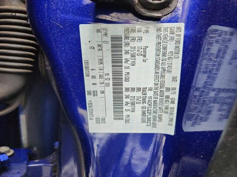 2015 FORD FOCUS TITANIUM  