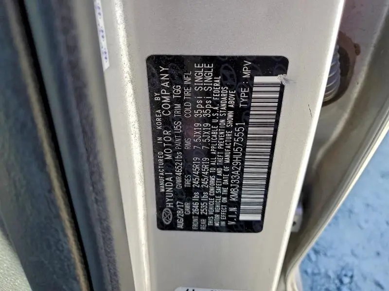 2017 HYUNDAI TUCSON LIMITED  