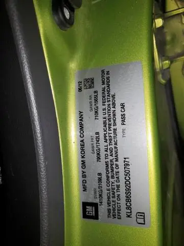 2013 CHEVROLET SPARK LS  