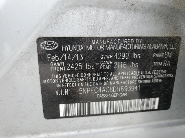 2013 HYUNDAI SONATA SE  